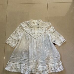 Zimmerman lace cotton top